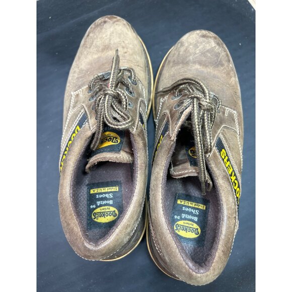 Dockers By Geni Mens Brown Leather Work Shoes EU43 US10 Vintage - Picture 5 of 10